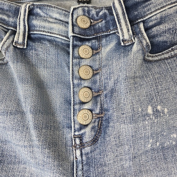 Judy Blue Skinny Fit Button Fly Distressed Raw Hem Denim  Jeans Womens Size 9/29 - Picture 14 of 16
